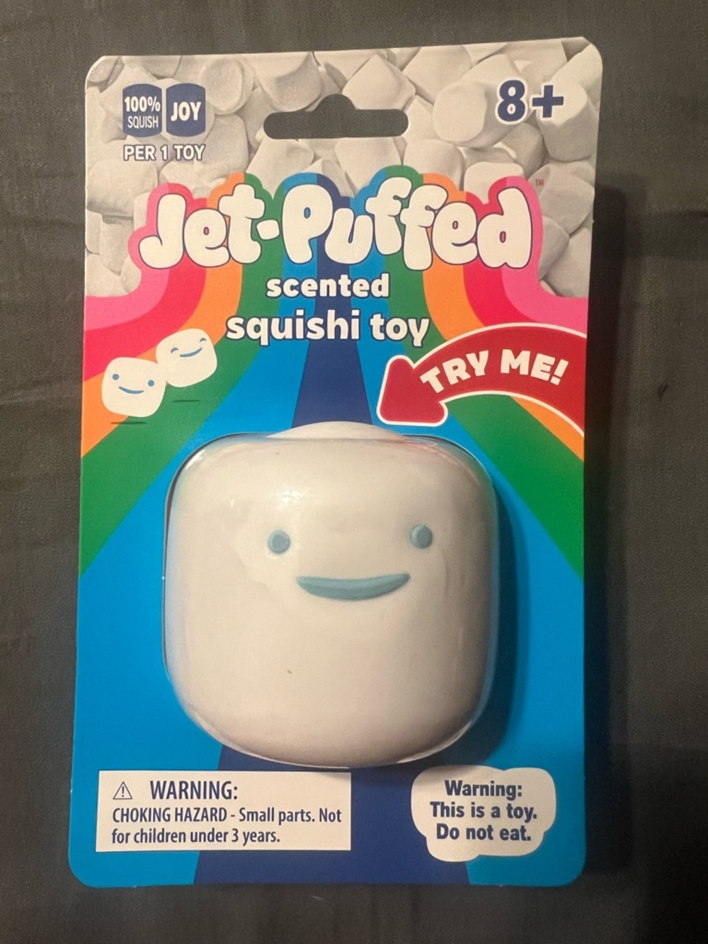 NWT Squishy Jet Puffed Scented Marshmallow Fidget Toy Viral TikTok